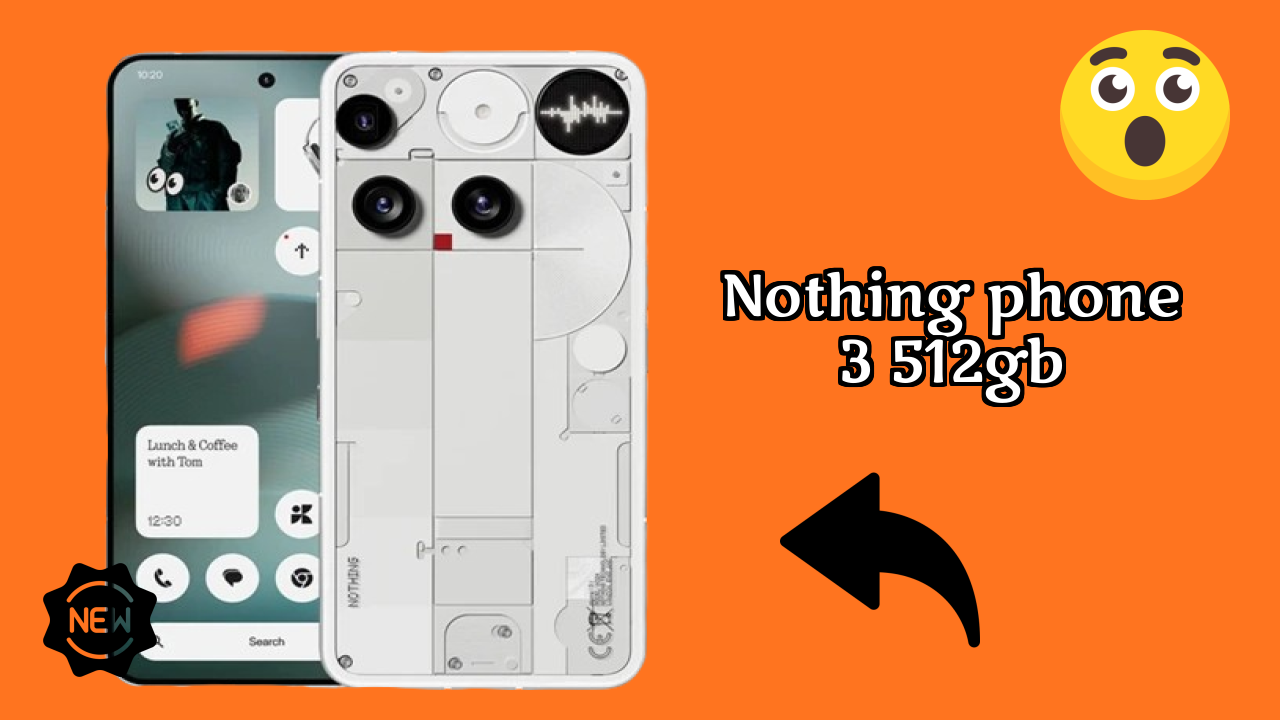 Nothing Phone 3 512GB Display Technology: Flexible AMOLED Quality