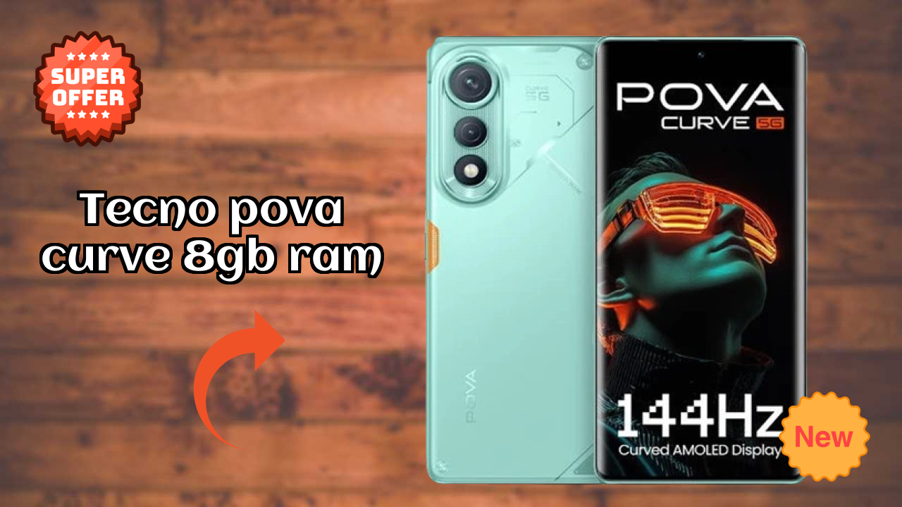 Tecno Pova Curve 8GB RAM Display Size: 6.78 Inches (17.22 Cm) Screen Test