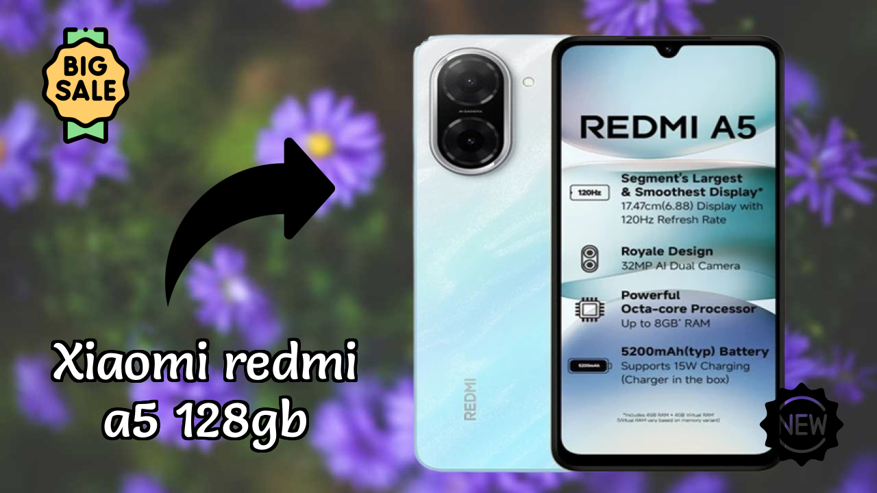 Xiaomi Redmi A5 128GB Display Size: 6.88 Inches (17.48 Cm) Screen Test